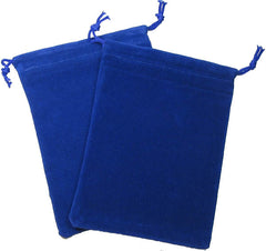 Dice Bag Suedecloth Small Royal Blue