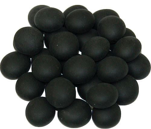 Gaming Stones Black Opal Frosted Glass Stones (Qty 23-27) in 4 inches Tube