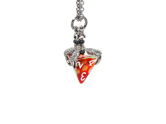 CHX 53301 D4 Dice Pendant d4 w/ Gunmetal Grey Finish