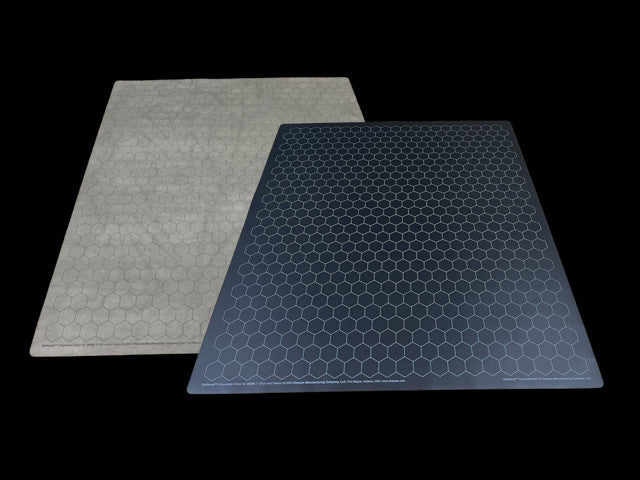 Battlemat 1 Reversible Black-Grey Hexes (23 ?" x 26" Playing Surface)"