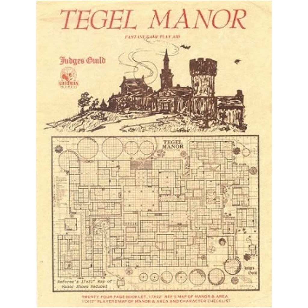 PREORDER Judges Guild - Classic Reprint - Tegel Manor