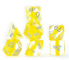 Neutron Dice - Yellow (set of 7 polyhedral dice)