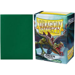 Sleeves - Dragon Shield - Box 100 - Green MATTE