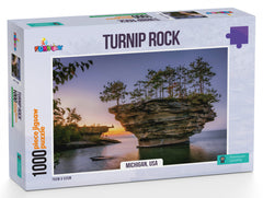 Funbox Puzzle Turnip Rock Michigan USA Puzzle 1000 pieces
