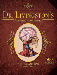 Dr. Livingstons Anatomy the Human Head Puzzle 500 pieces