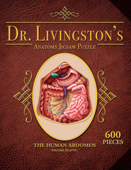 HC Dr. Livingstons Anatomy the Human Abdomen Puzzle 600 pieces