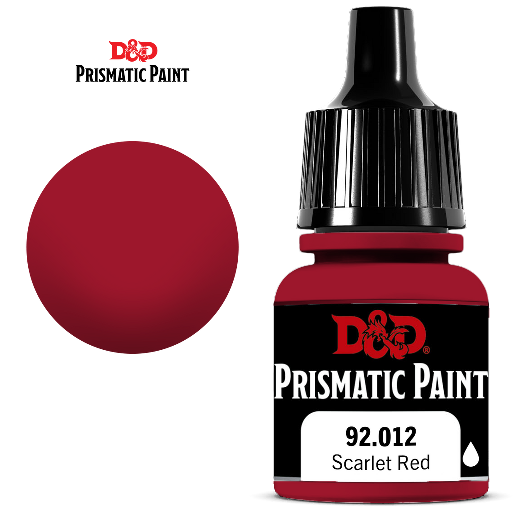 D&D Prismatic Paint Scarlet Red 92.012