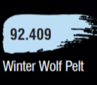 D&D Prismatic Paint Winter Wolf Pelt 92.409