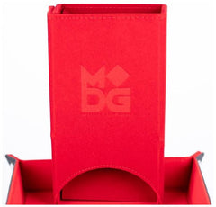 MDG - Fold Up Velvet Dice Tower (Red)