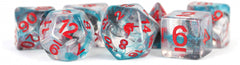 MDG Unicorn Resin Polyhedral Dice Set - Battle Wounds