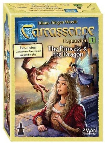 Carcassonne Expansion 3 the Princess and the Dragon Board Game