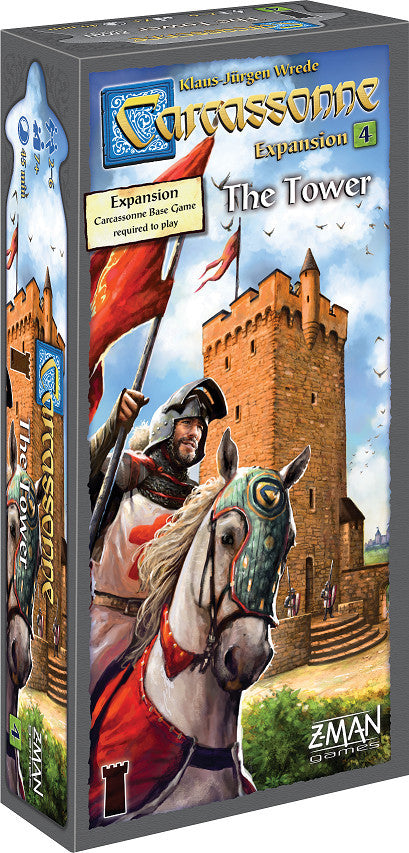 Carcassonne Expansion #4 The Tower Board Game