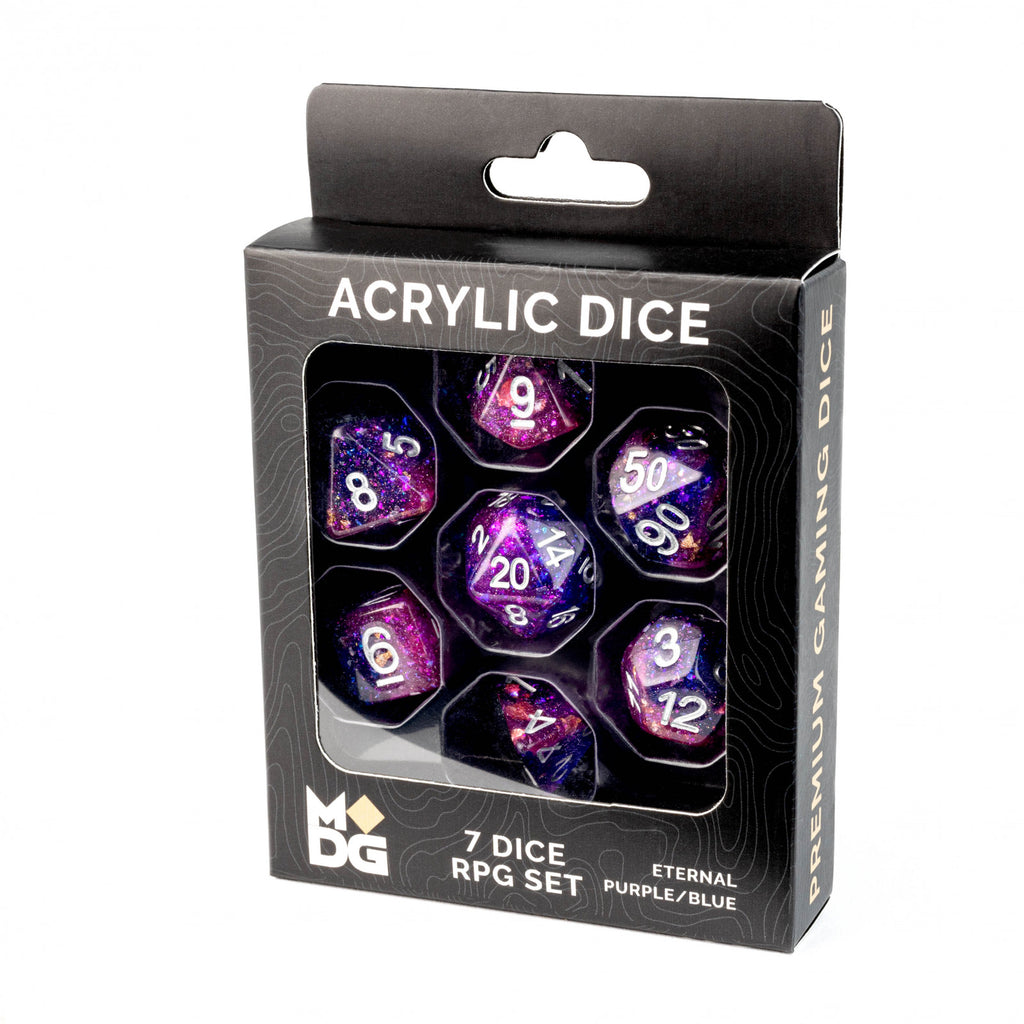 MDG Eternal Purple/Blue 16mm Resin Dice Set