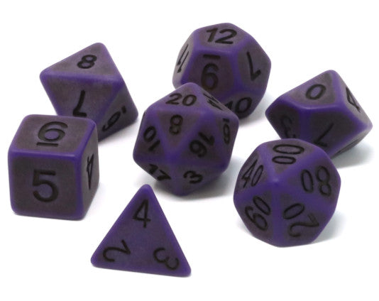 Die Hard Dice Polymer RPG Polyhedral Set - Nether Ancient