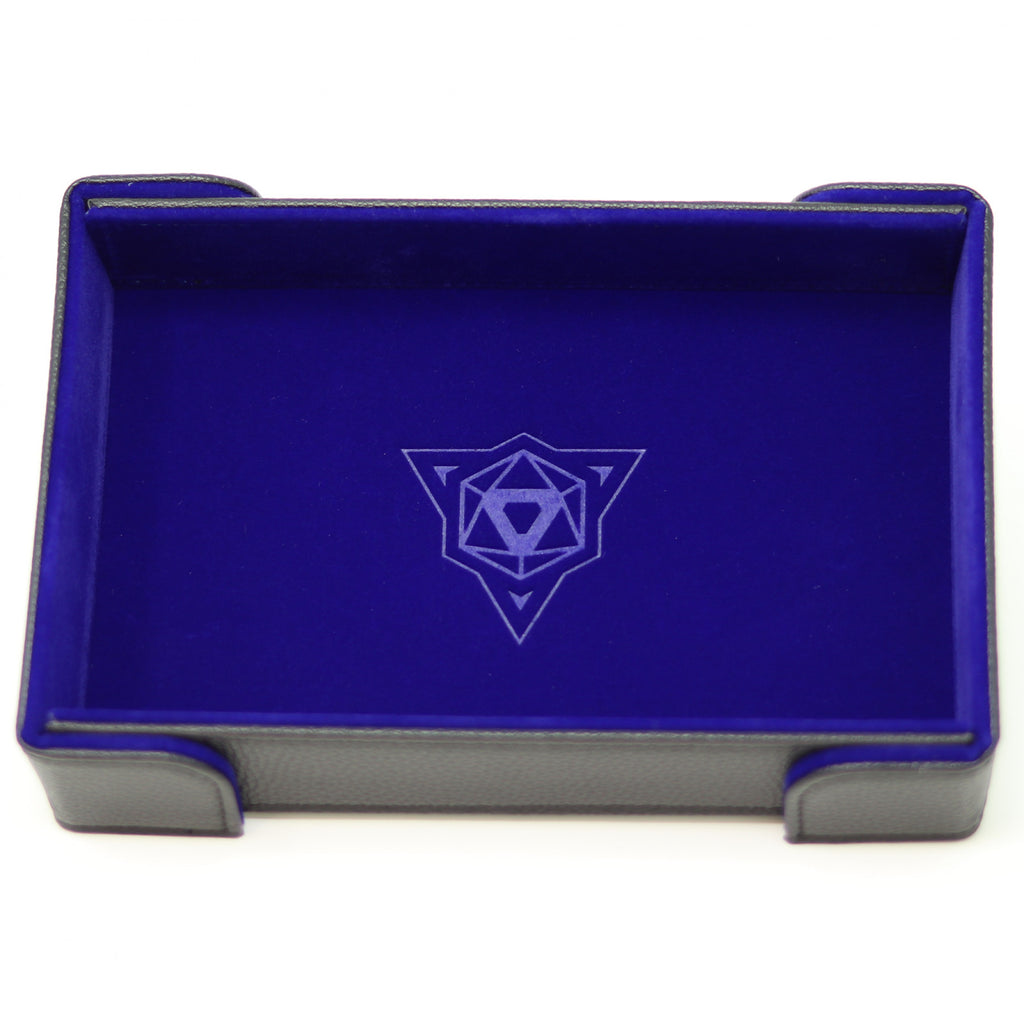 Die Hard Dice Folding Rectangle Tray - Blue Velvet