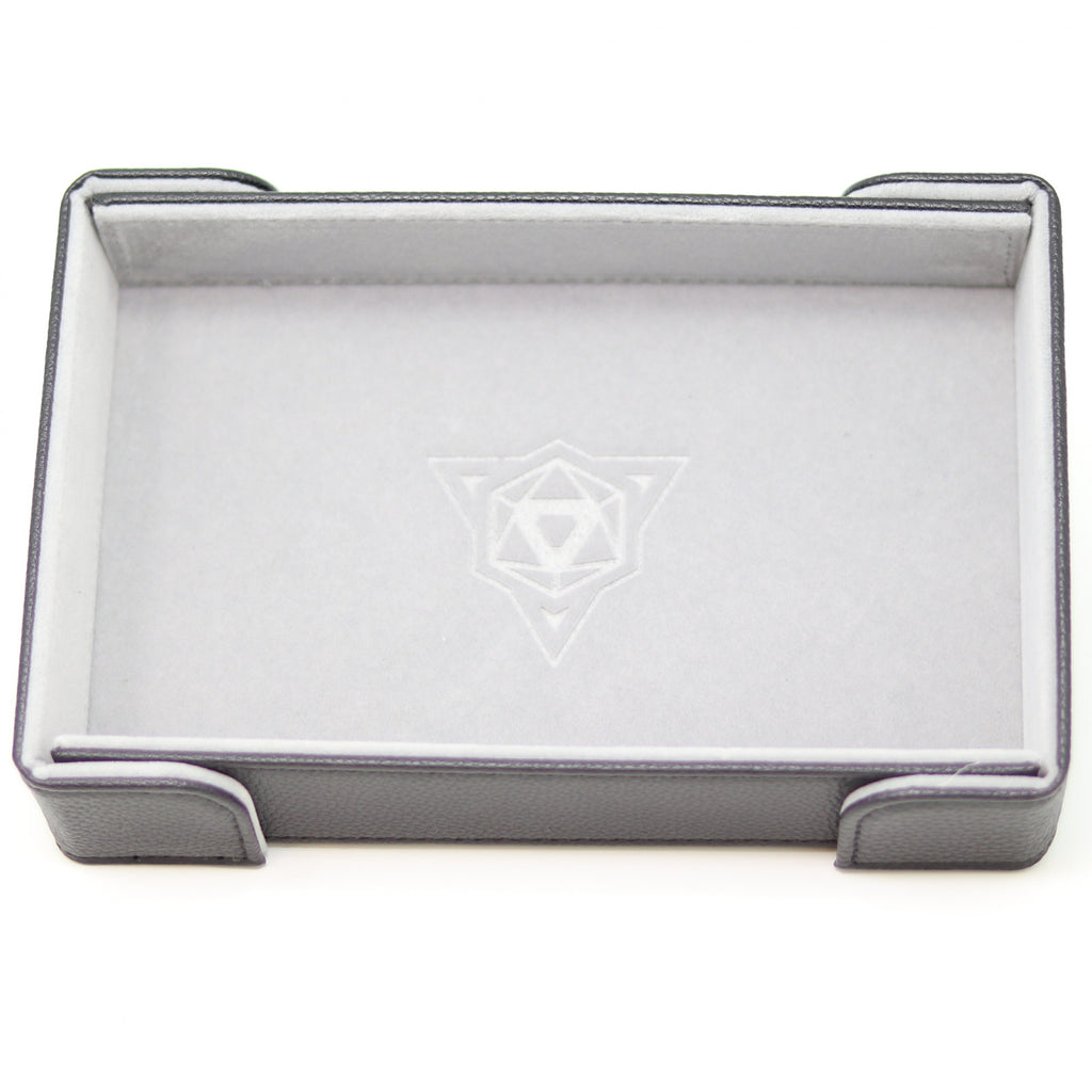 Die Hard Dice Folding Rectangle Tray - Gray Velvet