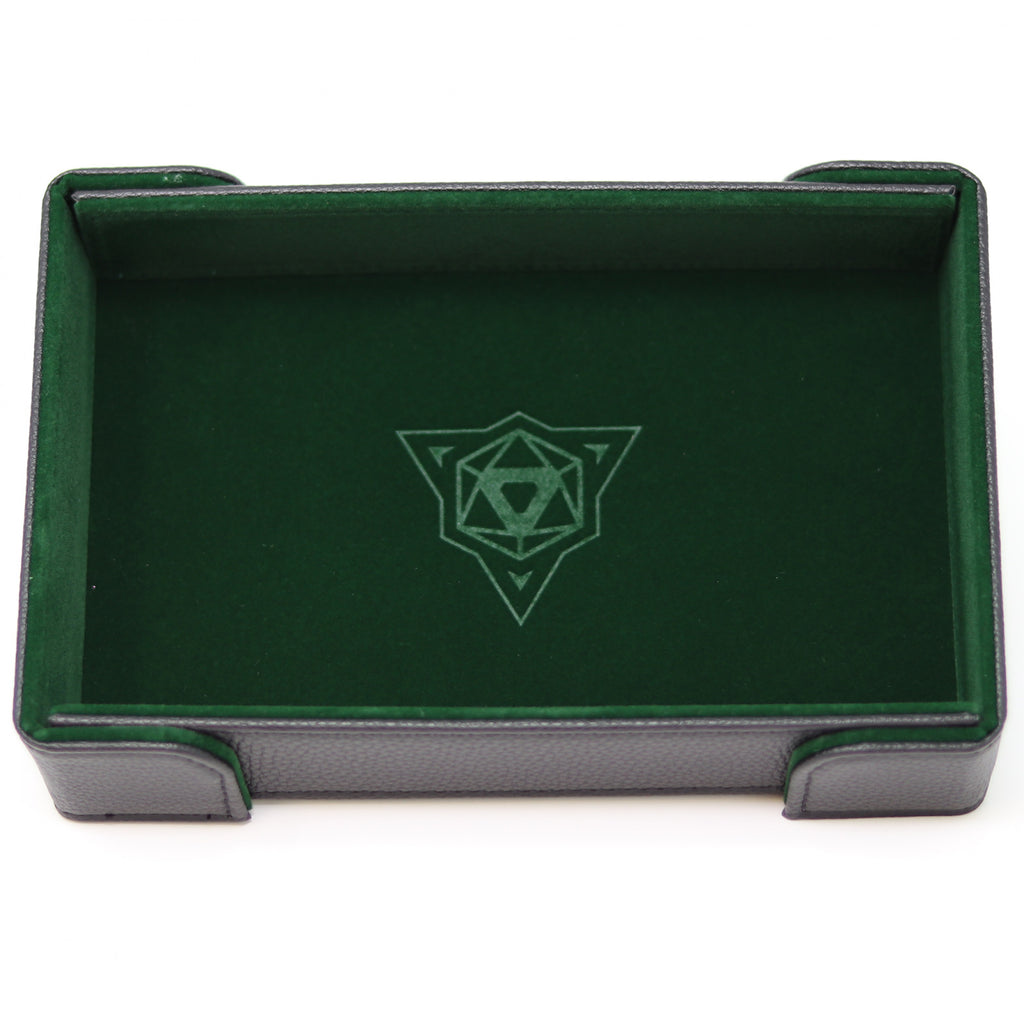 Die Hard Dice Folding Rectangle Tray - Green Velvet