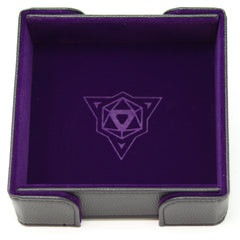 Die Hard Dice Folding Square Tray - Purple Velvet