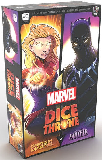 Dice Throne Marvel 2 Hero Box 1 Captain Marvel and Black Panther Board Game