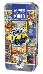 Masterpieces Puzzle Worlds Smallest Route 66 Tin Box Puzzle 1000 pieces