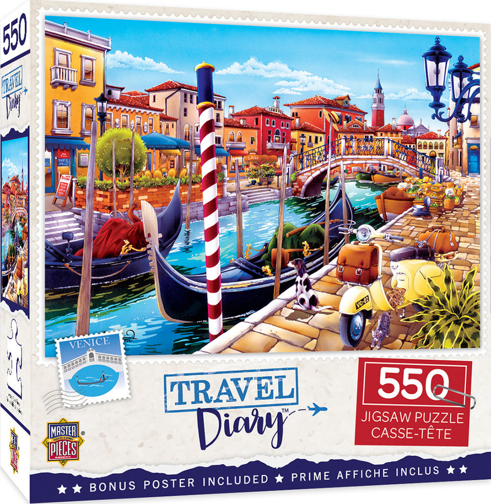 Masterpieces Puzzle Travel Diary Venice Puzzle 550 pieces