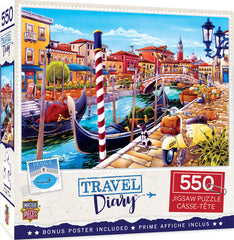 Masterpieces Puzzle Travel Diary Venice Puzzle 550 pieces