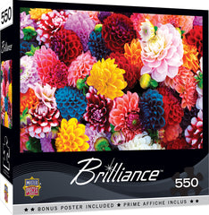 Masterpieces Puzzle Brilliance Collection Beautiful Blooms Puzzle 550 pieces