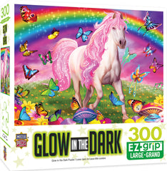 Masterpieces Puzzle Glow in the Dark Rainbow World Ez Grip Puzzle 300 pieces