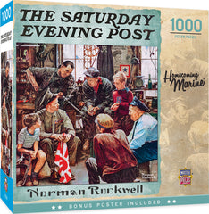 Masterpieces Puzzle The Saturday Evening Post Norman Rockwell Homecoming Marine Puzzle 1000 pieces