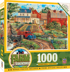 Masterpieces Puzzle Farm and Country Grandmas Garden Puzzle 1000 pieces