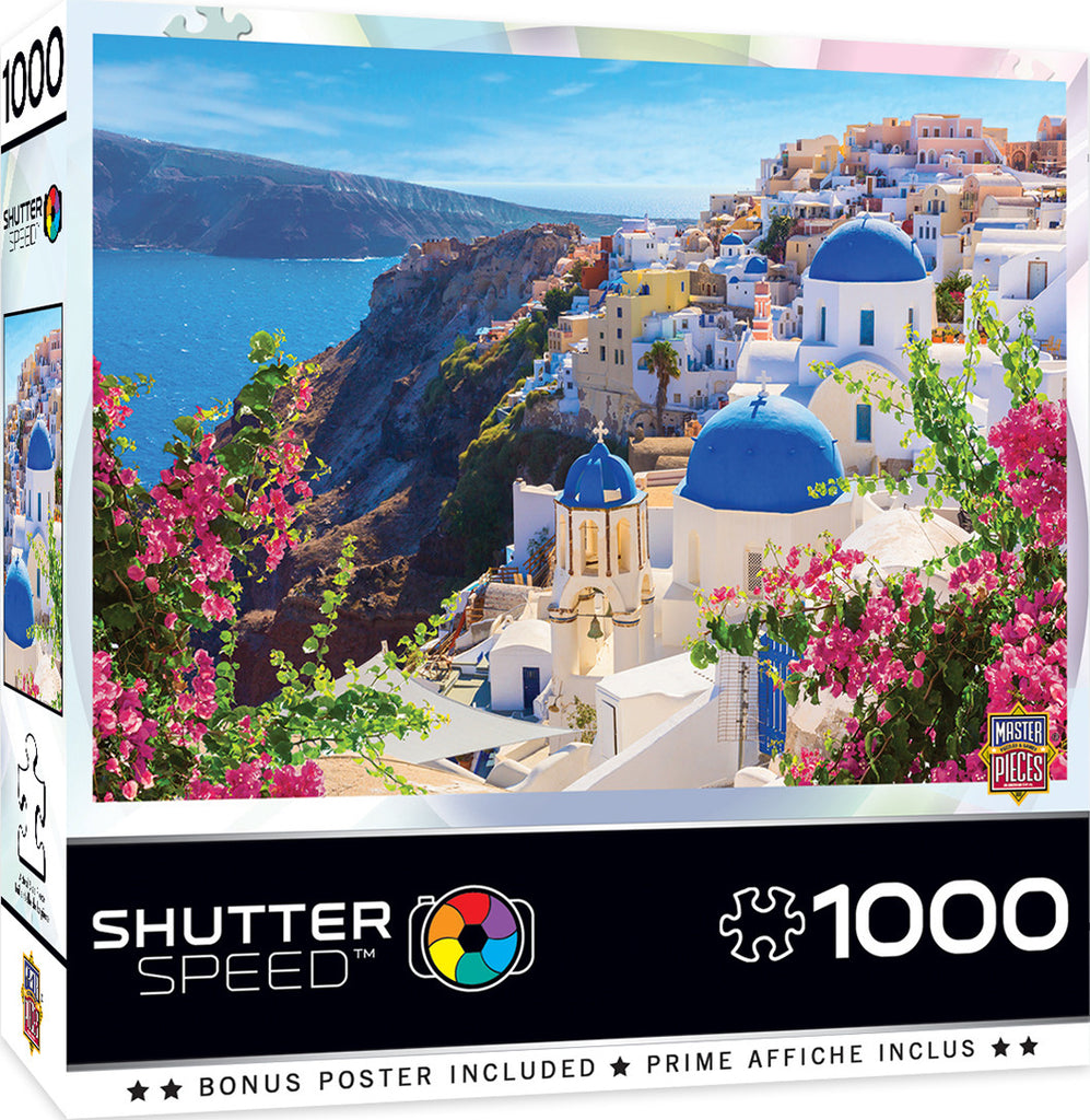 Masterpieces Puzzle Shutter Speed Santorini Spring Puzzle 1000 pieces