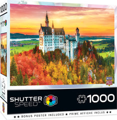 Masterpieces Puzzle Shutter Speed Autumn Castle Puzzle 1000 pieces