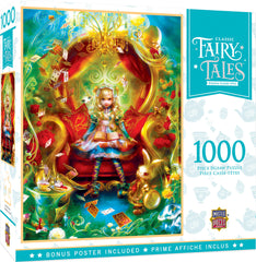 Masterpieces Puzzle Classic Fairy Tales Alice in Wonderland Tea Party Time Puzzle 1000 pieces