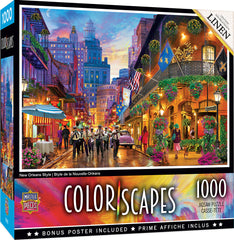 Masterpieces Puzzle Colorscapes New Orleans Style Puzzle 1000 pieces