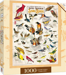 Masterpieces Puzzle Poster Art James Audubon Song Birds Puzzle 1000 pieces