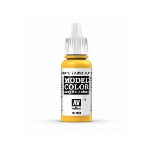 Vallejo Model Colour - Flat Yellow 17 ml