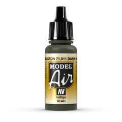 Vallejo Model Air - Dark Green RLM83 17 ml