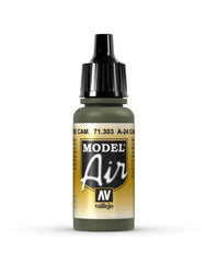 LC Vallejo Model Air - A-24M Camouflage Green 17 ml