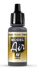 Vallejo Model Air - Tyre Black 17 ml