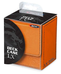 BCW Deck Case Box LX Orange (Holds 80 cards)