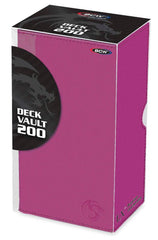 BCW Deck Vault Box 200 LX Pink (Holds 200 Cards)