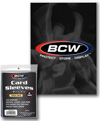 BCW Deck Protectors Thick Card Clear (2 3/4 x 3 3/4) (100 Sleeves Per Pack)