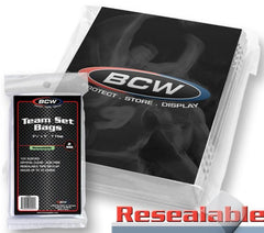 BCW Team Set Bags Resealable (3