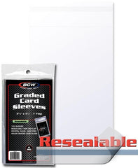 BCW Graded Card Sleeves Resealable (3