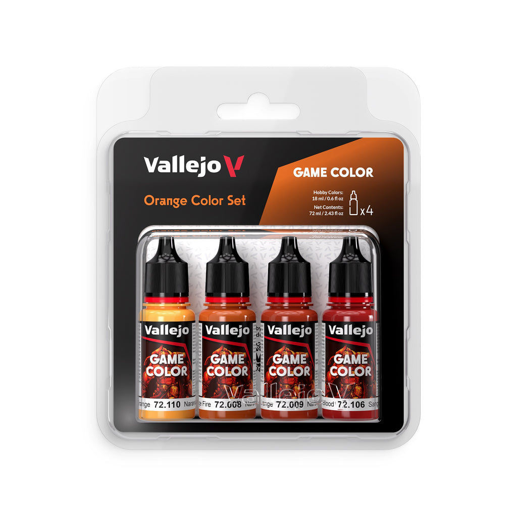 Vallejo Game Colour - Orange Color Set