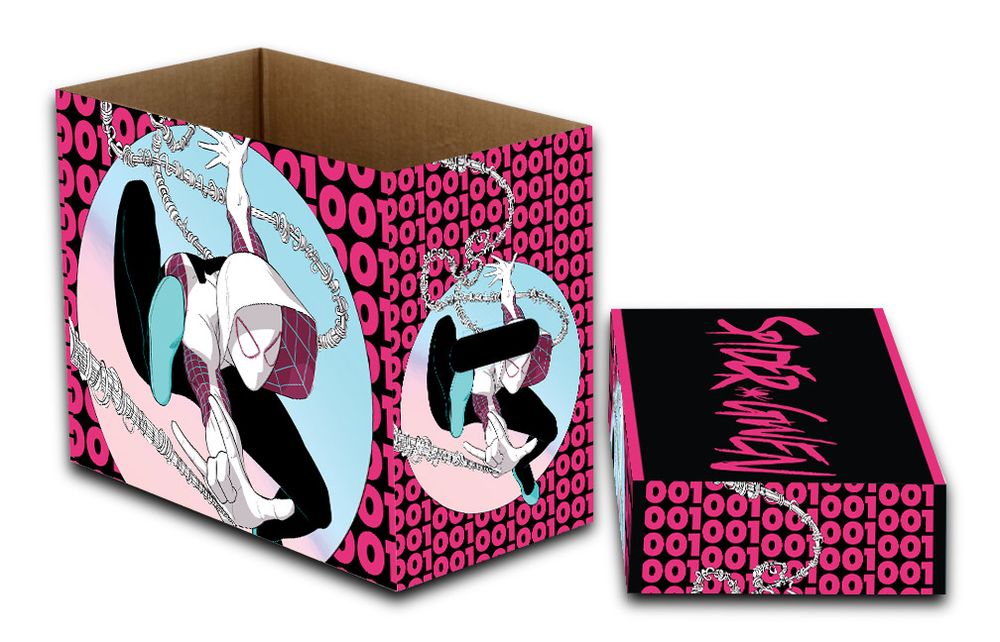 PREORDER Marvel Short Comic Book Storage Box - Spider-Gwen (Swinging)