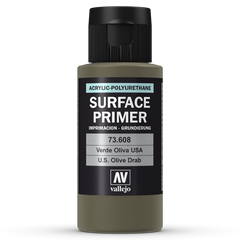 Vallejo Surface Primer - US Olive Drab 60 ml