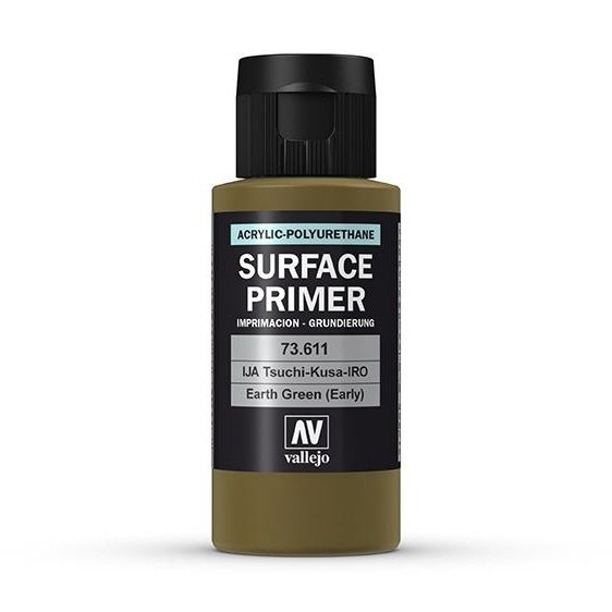 Vallejo Surface Primer - IJA-Tsuchi-Kusa-IRO Earth Green (early) 60 ml