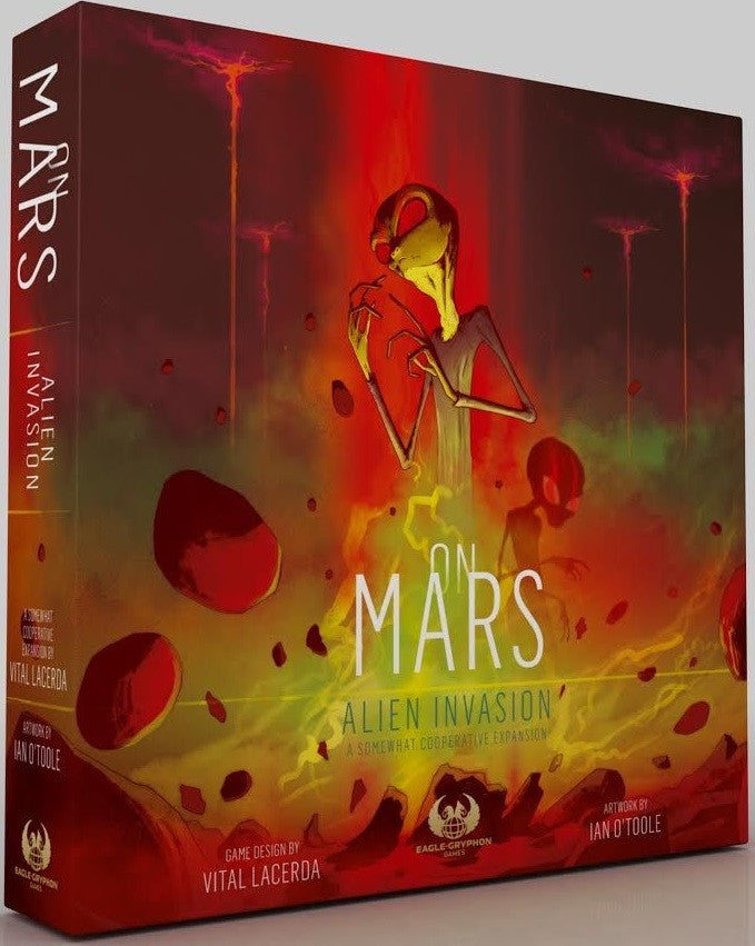 On Mars Alien Invasion Expansion Board Game