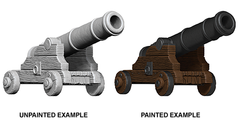 WizKids Deep Cuts Unpainted Miniatures Cannons